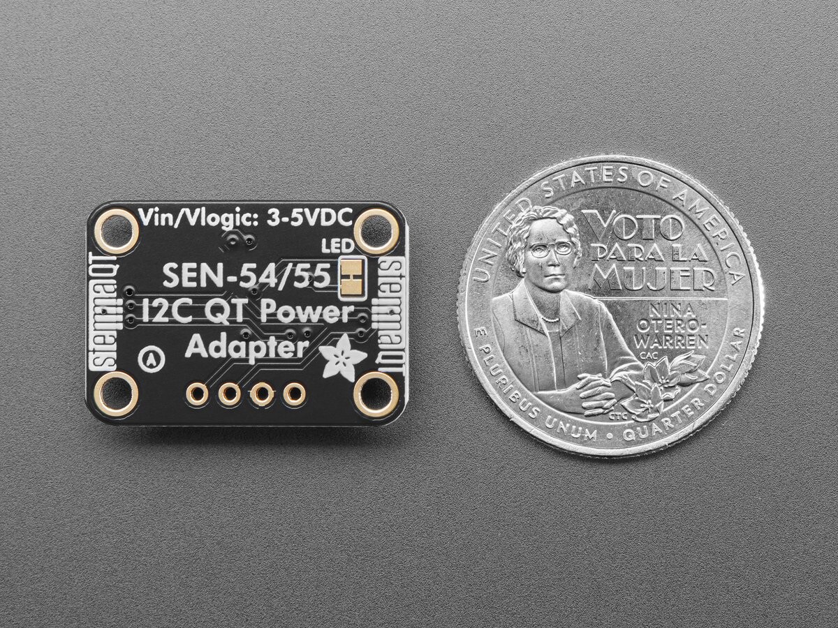 Adafruit SEN54 eller SEN55 Adapter Breakout STEMMA QT Qwiic 5964