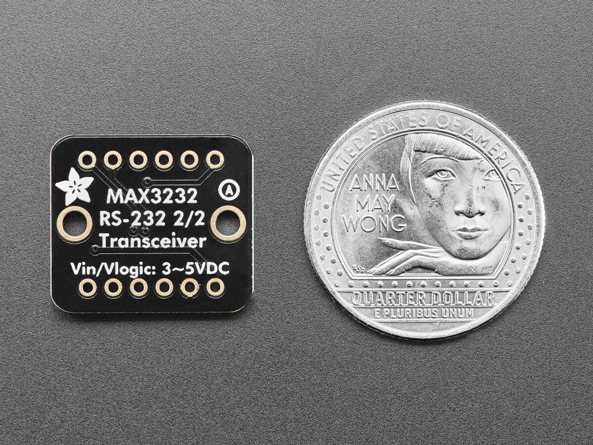 Adafruit RS232 Pal To Channel UART to RS-232 Level Shifters MAX3232E 5987