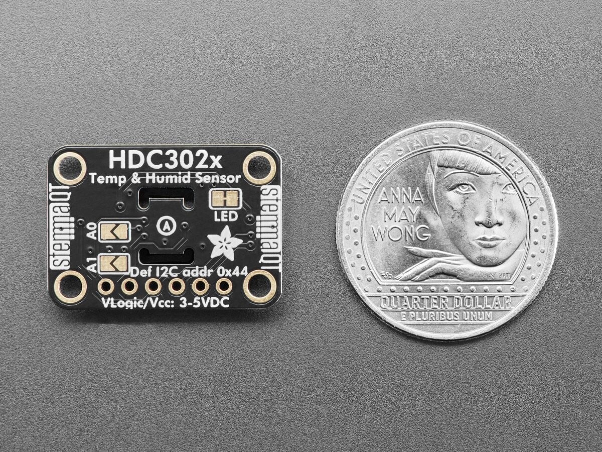 Adafruit HDC3021 Præcis temperatur- og fugtmålesensor STEMMA QT Qwiic 5989