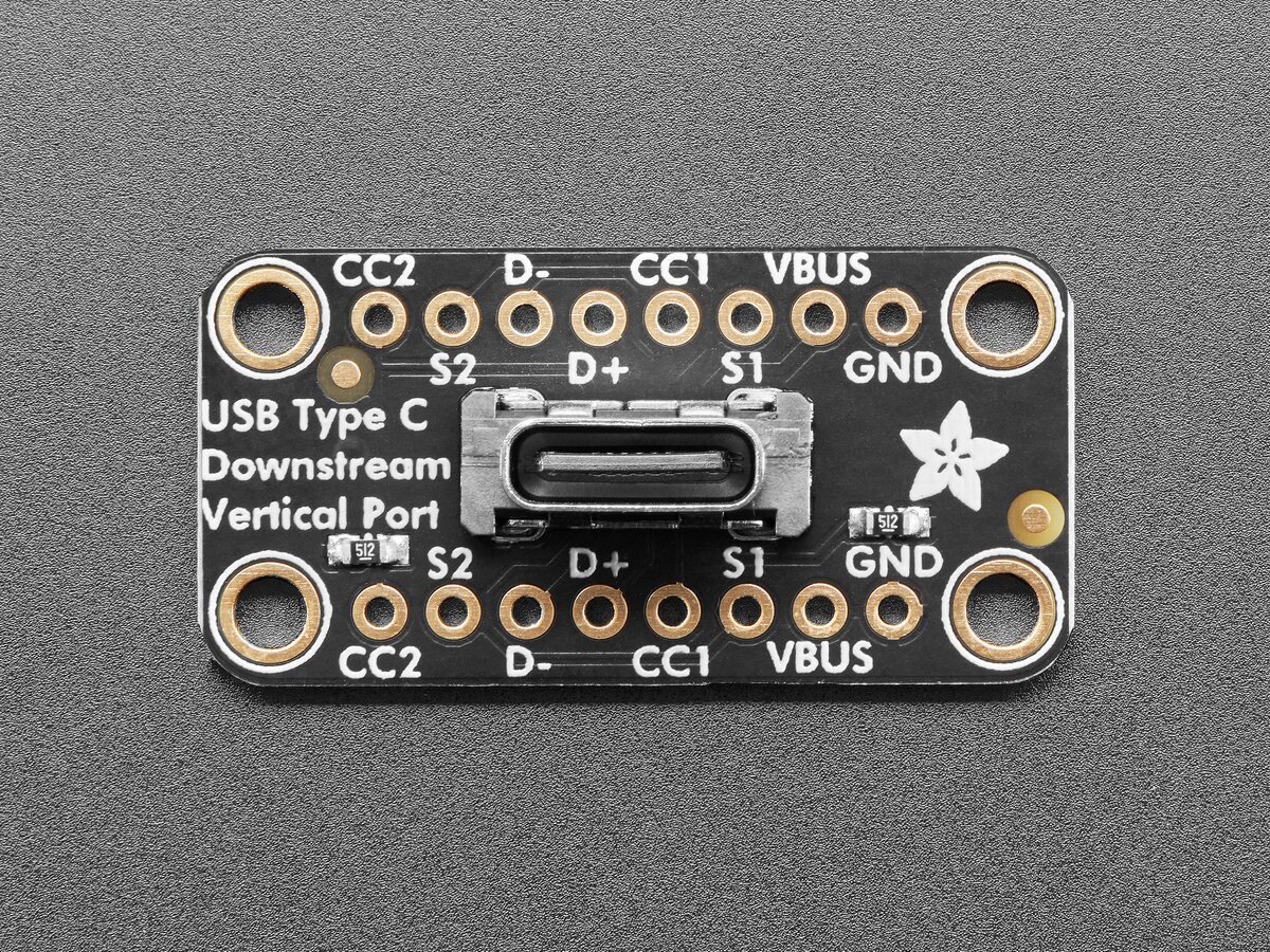 Adafruit USB Type C Vertikal Breakout Downstream Connection 5993