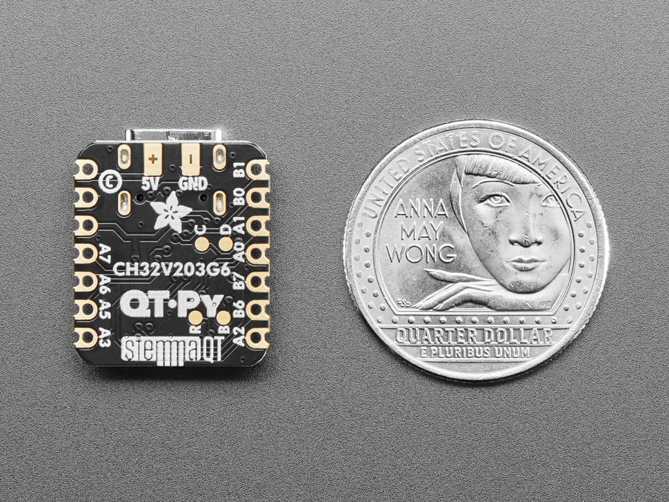 Adafruit QT Py CH32V203 Dev Board med STEMMA QT