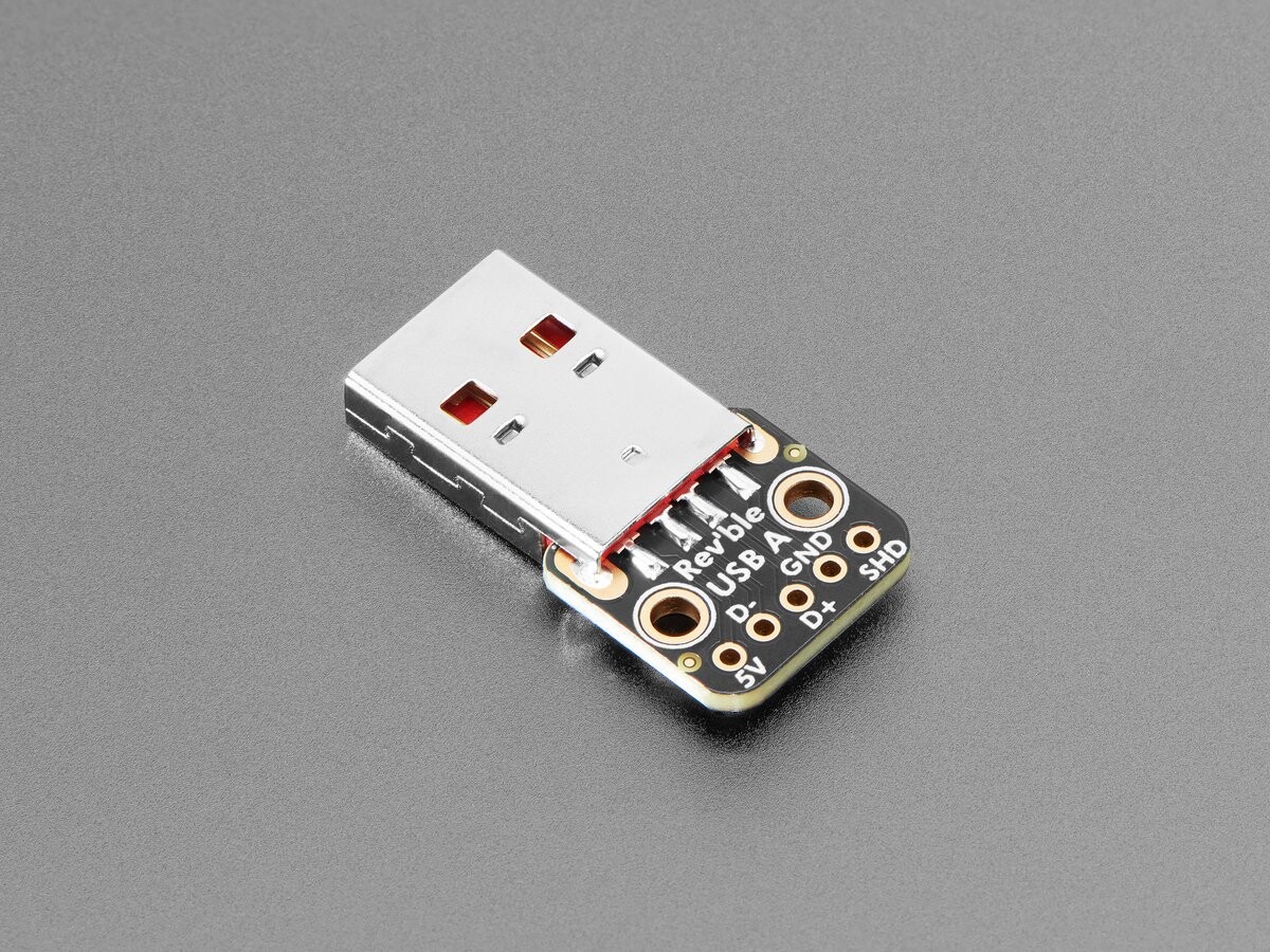 Adafruit Vendbar USB Type A Stikconnector Breakout