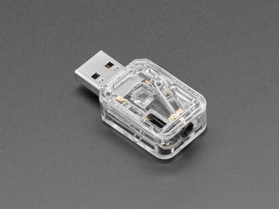 Adafruit Transparent Snap-on kabinet til Adafruit TRRS Trinket
