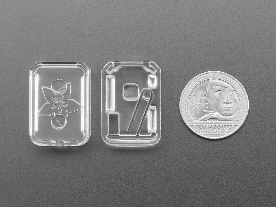 Adafruit Transparent Snap-on kabinet til Adafruit TRRS Trinket