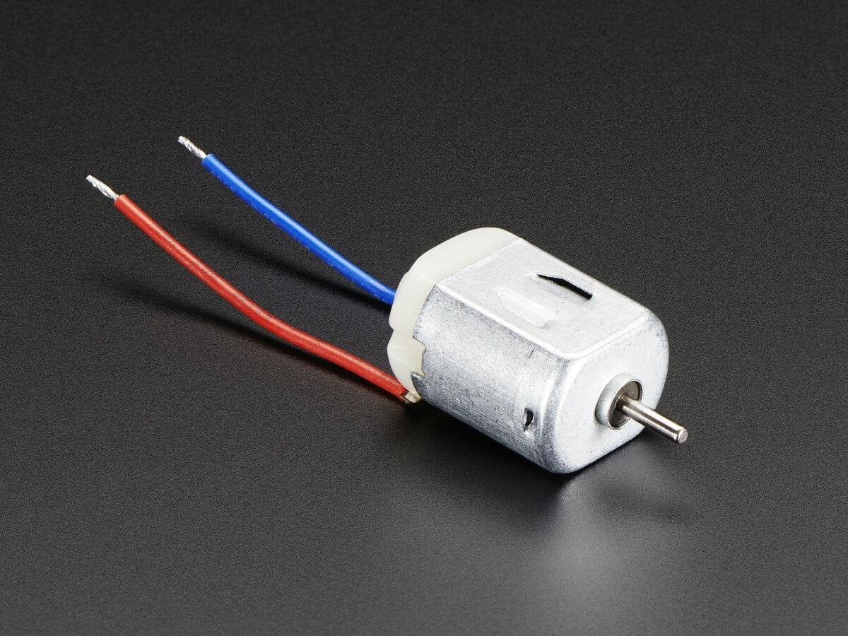 DC-legetøjsmotor - Størrelse 4.5V til 9VDC Arbejder med Arduino