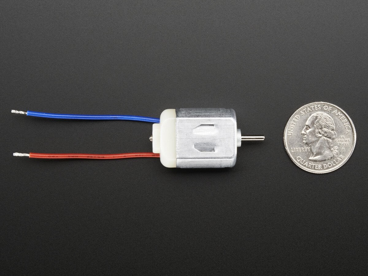 DC-legetøjsmotor - Størrelse 4.5V til 9VDC Arbejder med Arduino