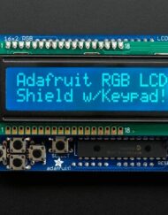 Adafruit RGB LCD Shield Kit med 16x2 karakterdisplay - Kun 2 stik brugt! 714