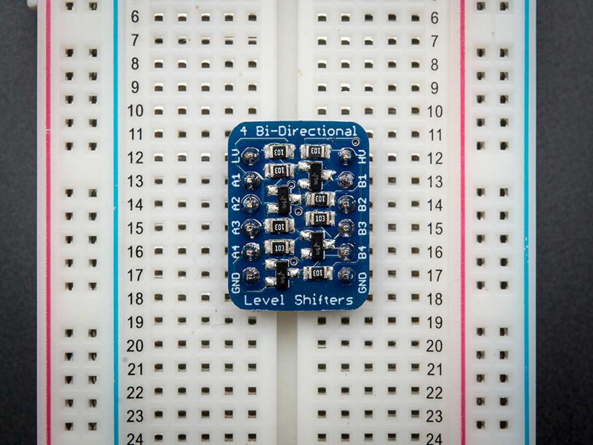 Adafruit 4-Kanal I2C-Safe Bi-Direktionell Logikpegelomformer 757