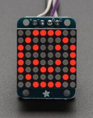Adafruit Mini 0.8 Zoll 8x8 LED-Matrix mit I2C-Rucksack Rot 870