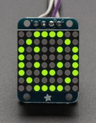 Adafruit Mini 0.8inch 8x8 LED Matrix med I2C Backpack Gul-Grøn 872