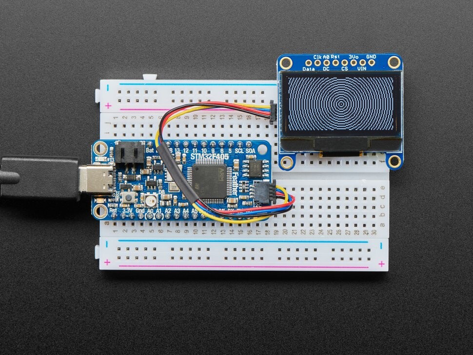 Adafruit Monochrome 1.3 Zoll 128x64 OLED Grafikdisplay STEMMA QT Qwiic 938