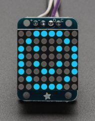 Adafruit Mini 0.8 Zoll 8x8 LED-Matrix mit I2C-Rucksack Blau 959