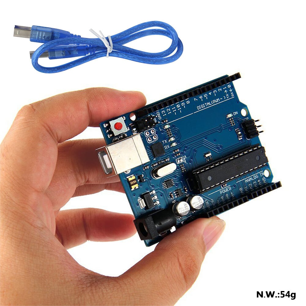 HIMALAYA Basic ATmega328P Board ATmega16U2 med kabel Kompatibel med Arduino Uno R3