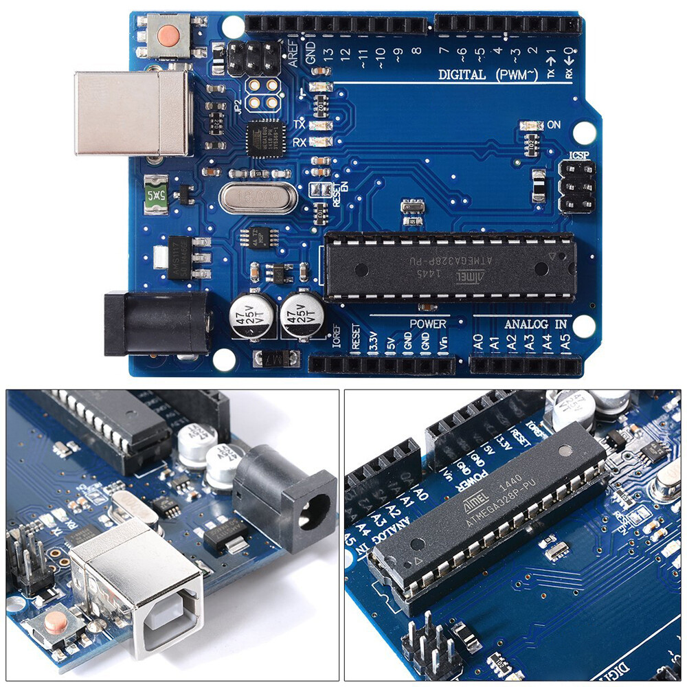 HIMALAYA Basic ATmega328P Board ATmega16U2 med kabel Kompatibel med Arduino Uno R3