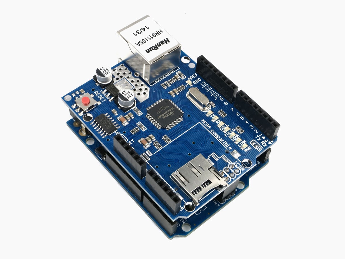 Uno R3 + Ethernet Shield w5100 kompatibelt med Arduino