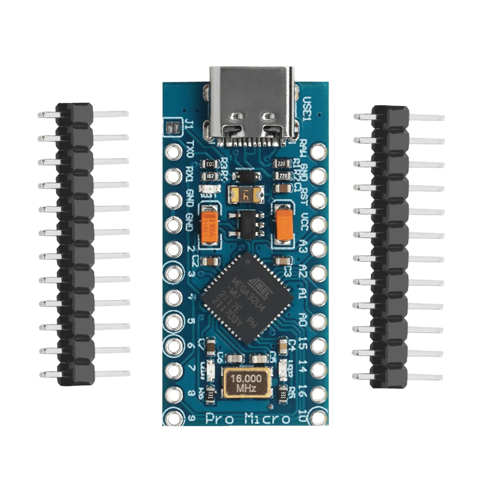 5V 16MHz ATmega32U4 Board, Type-C kompatibel med Arduino Pro Micro
