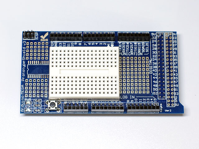 Prototypeskærm V3 + Kompatibel med Arduino Mega 2560