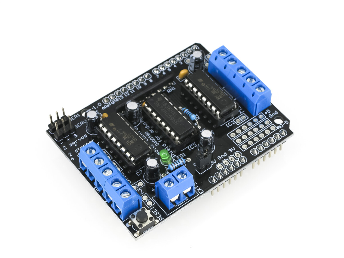 (Stoppet) HIMALAYA 4CH L293D Steppermotor/Servomotor-skærm til Arduino