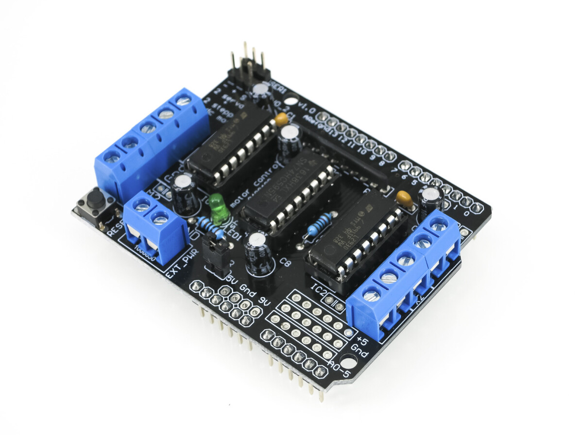 (Stoppet) HIMALAYA 4CH L293D Steppermotor/Servomotor-skærm til Arduino
