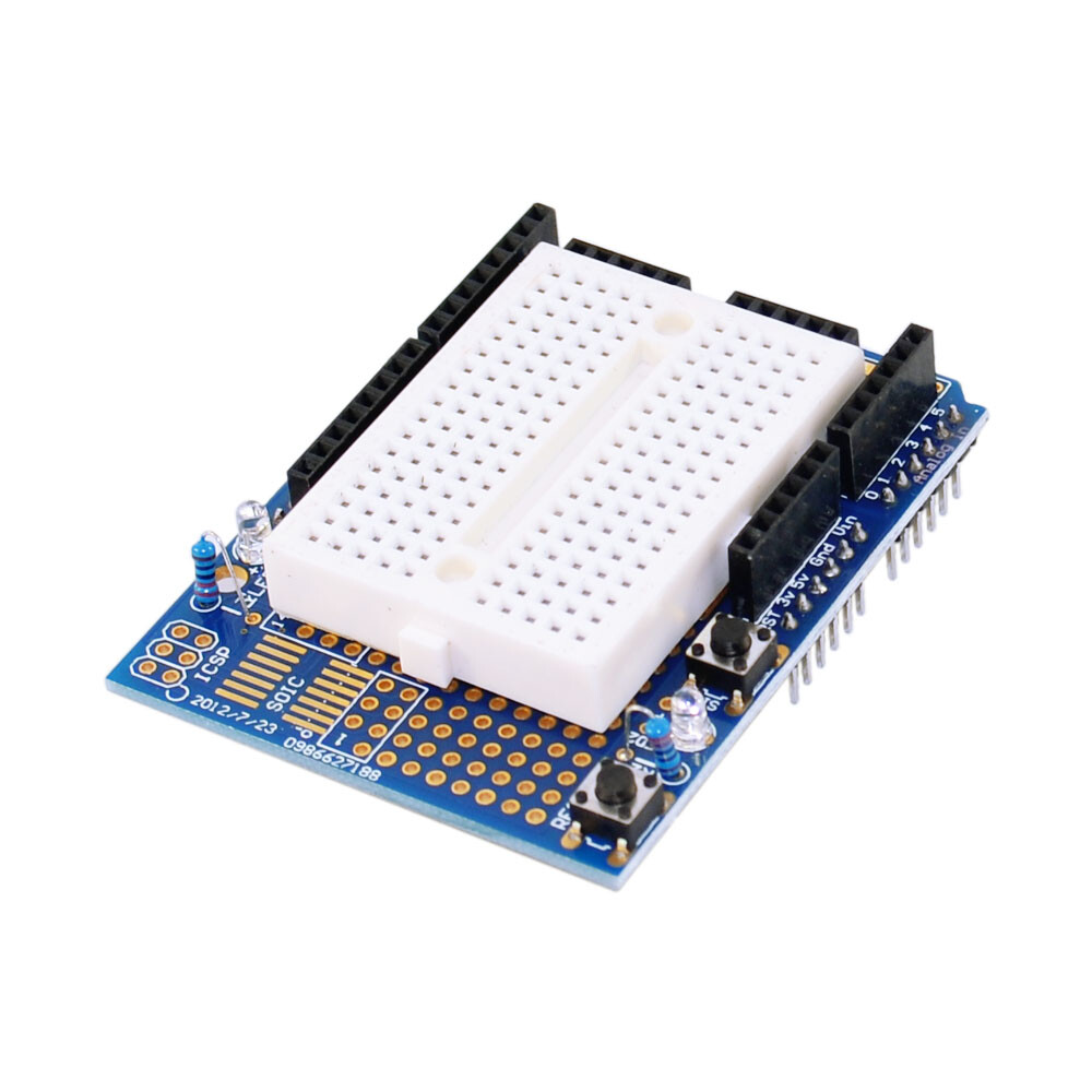 Prototypeskærm V5 + Kompatibel med Arduino Uno R3