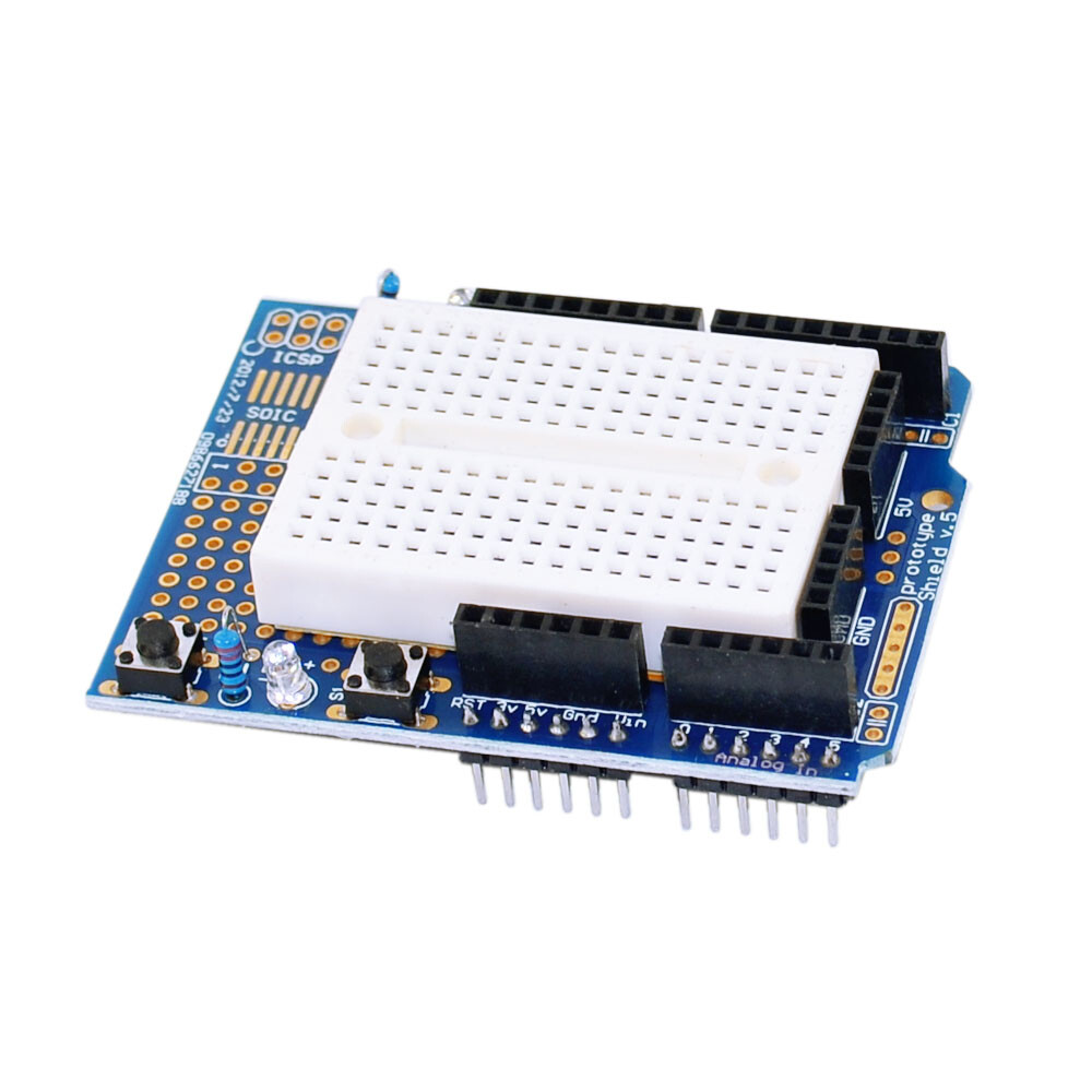 Prototypeskærm V5 + Kompatibel med Arduino Uno R3