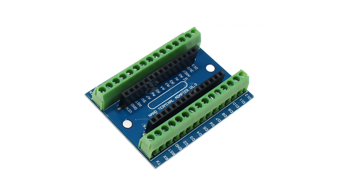 Erweiterungs Terminal IO-adapterplade til Arduino Nano