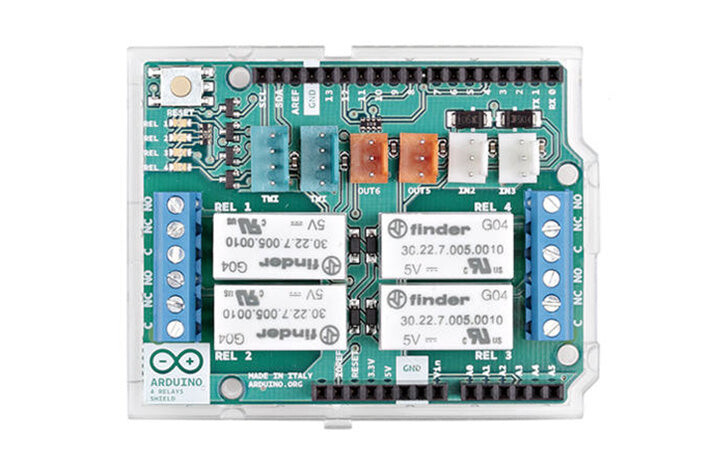 Arduino® 4 Relæ-skjold