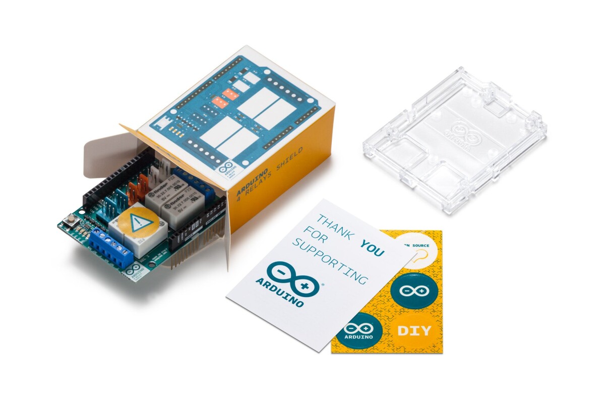 Arduino® 4 Relæ-skjold