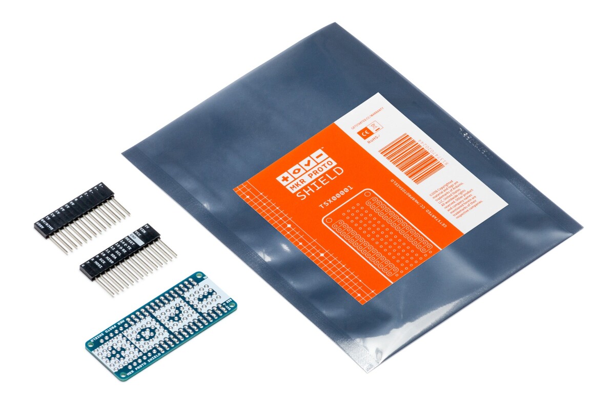 Arduino® MKR Proto Shield Medfølgende hun-hane stik til MKR-kort