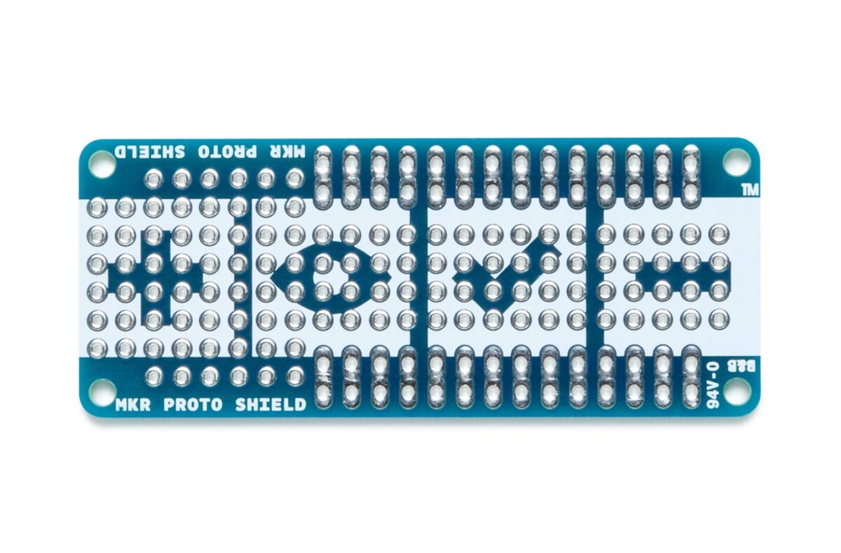 Arduino® MKR Proto Shield Medfølgende hun-hane stik til MKR-kort