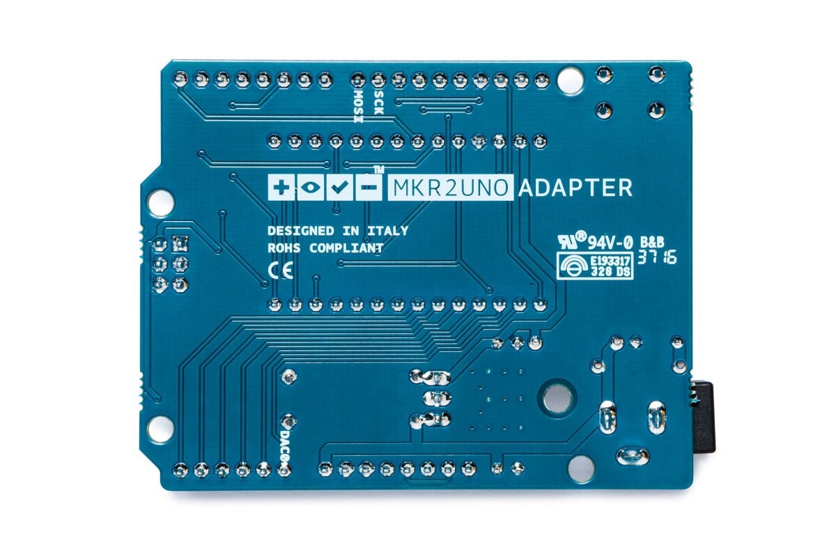 Arduino® MKR2UNO Adapter (Montér MKR1000 til UNO-skærm)