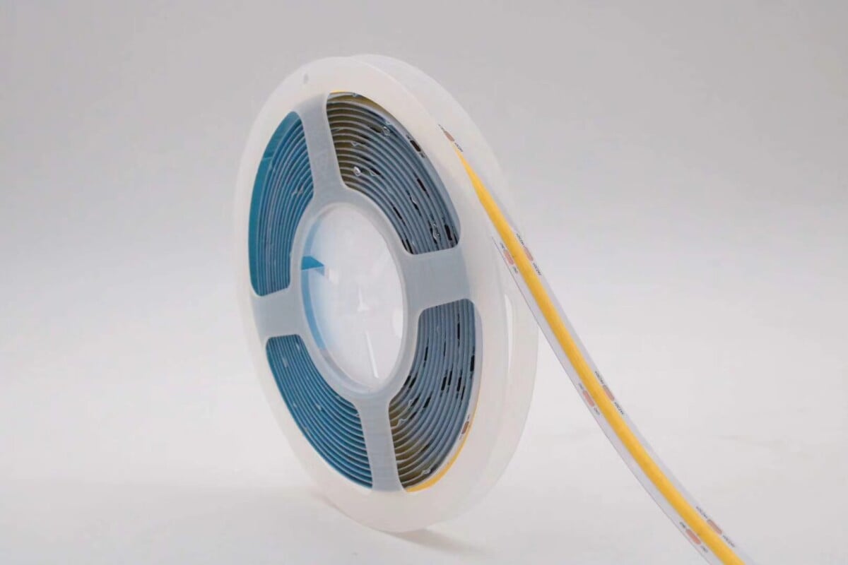 5m COB LED Strip Light, koldt hvidt, 6000K, 24V DC, 480 Leds/Meter, IP20, indendørs