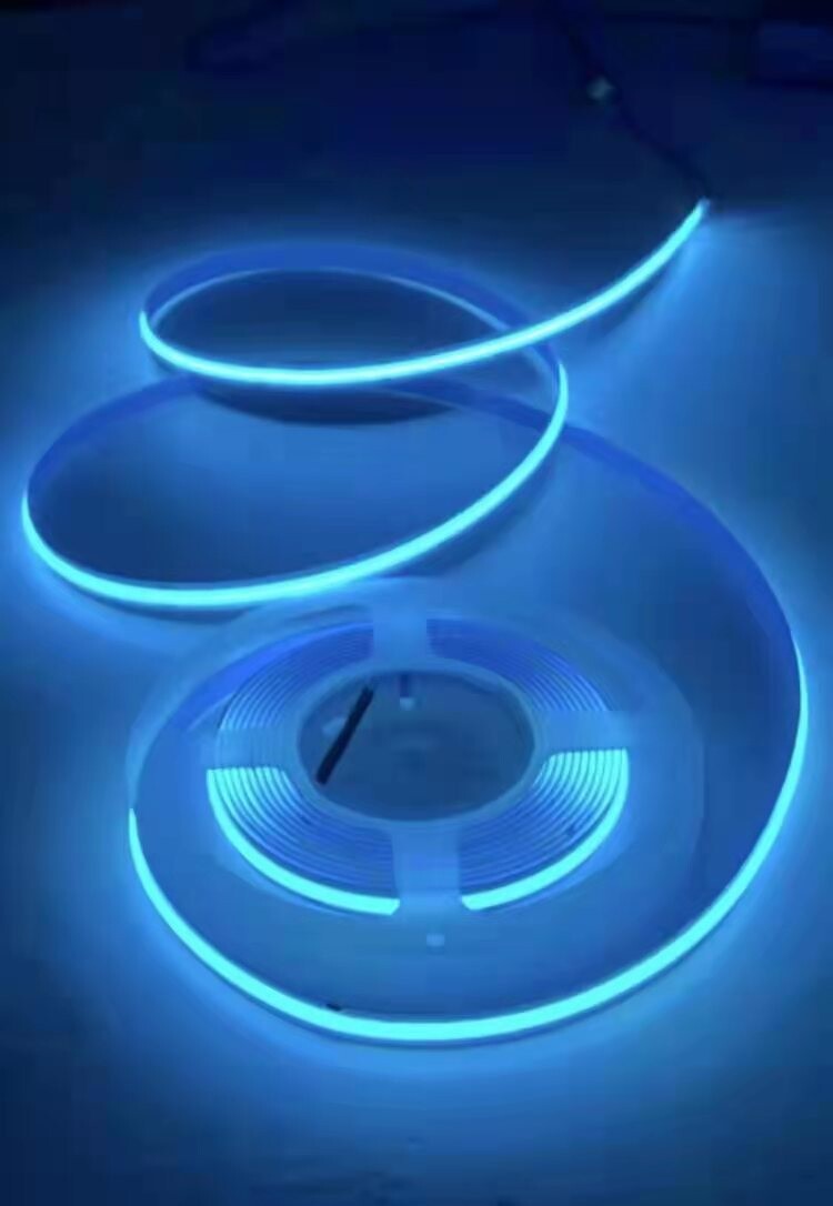 5m COB LED Strip Light Blå 24V DC 480 Leds/Meter IP20 Indendørs