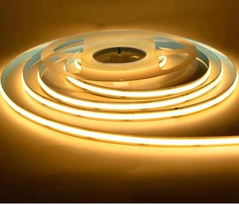 5m COB LED Strip Light Varmhvid 3000K 24V DC 528 Leds/Meter IP20 Indendørs