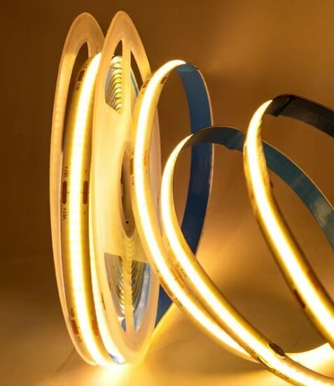 5m COB LED Strip Light Varmhvid 3000K 24V DC 528 Leds/Meter IP20 Indendørs