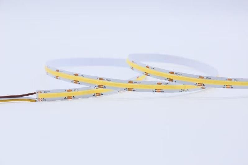5m COB LED Strip Light Varm/Kold-hvid 2700K/6500K 24V DC 608 Leds/M IP20 Indendørs