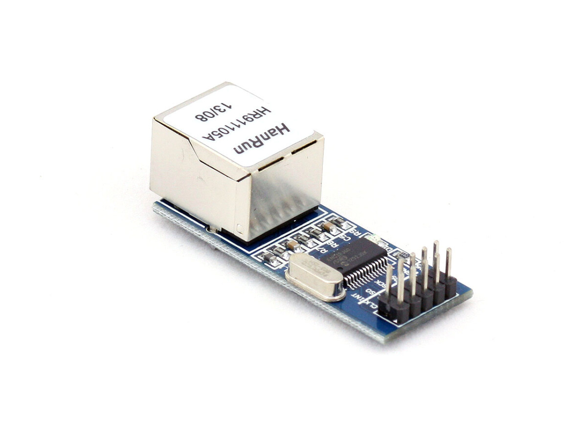 Mini ENC28J60 Ethernet LAN netværksmodul til Arduino, RJ45 med SPI-kommunikation
