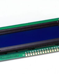 Karakter 16x16 LCD-displaymodul, 1602, hvid på blå, 5V header strip