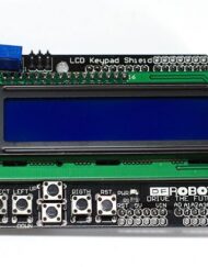 16x16 Blåt LCD-display 1602 Backlit LCD tastatur shield 5V DC