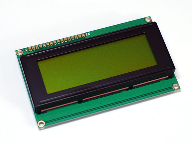 Character 20x4 LCD Display Modul 2004 Sort på Grøn 5V Header Strip