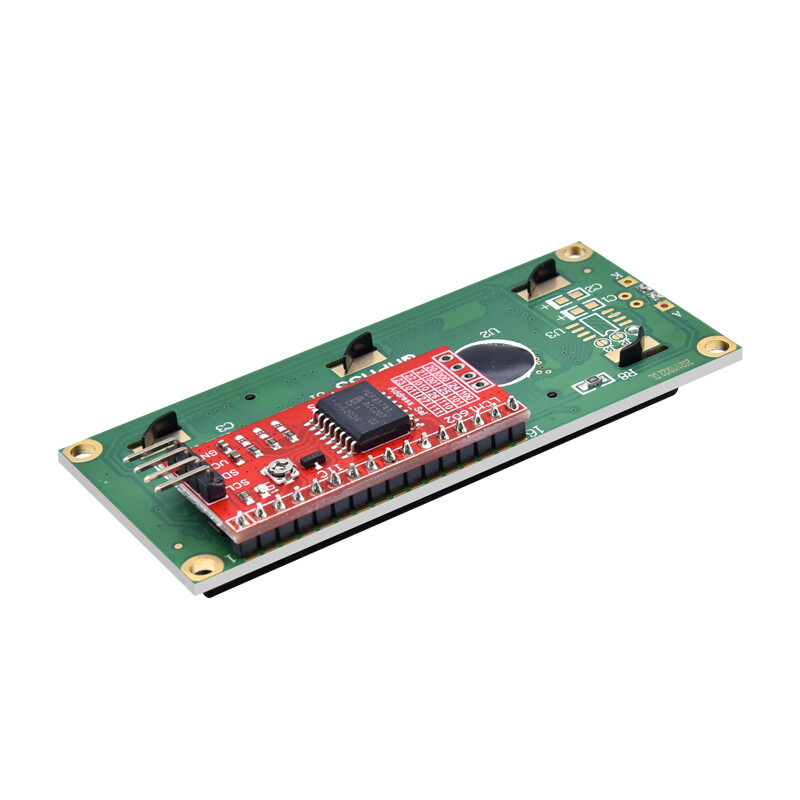 Karakter 16x2 LCD-displaymodul, 1602, hvid på blå, 5V, I2C-interface, HD44780