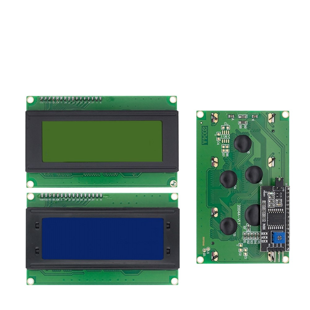 Character 20x4 LCD Display Modul 2004 Hvid på Blå 5V I2C Interface HD44780