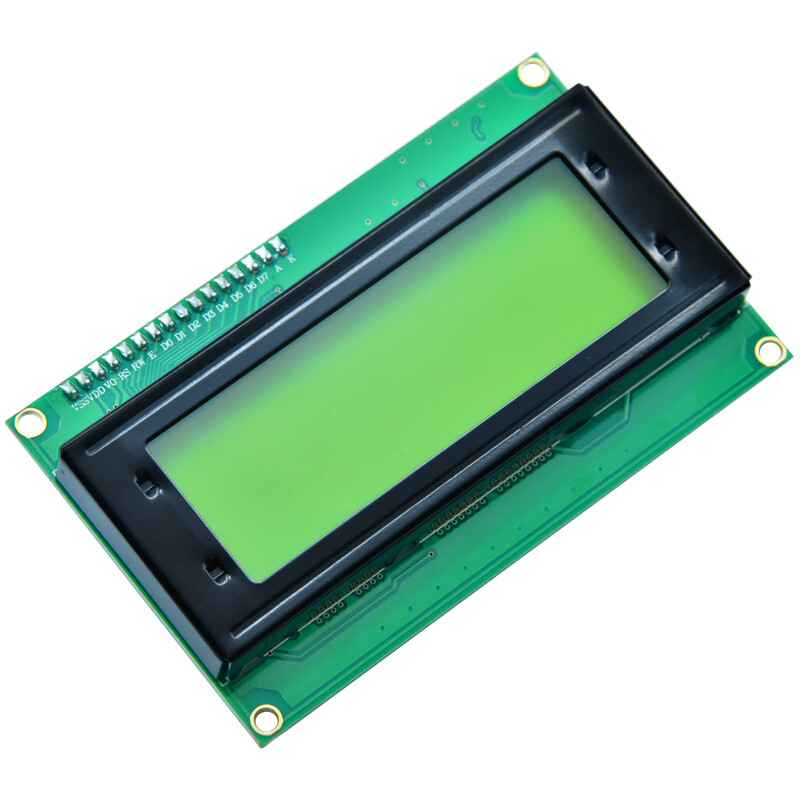 Character 20x4 LCD Display Modul 2004 Sort på Grøn 5V I2C interface HD44780
