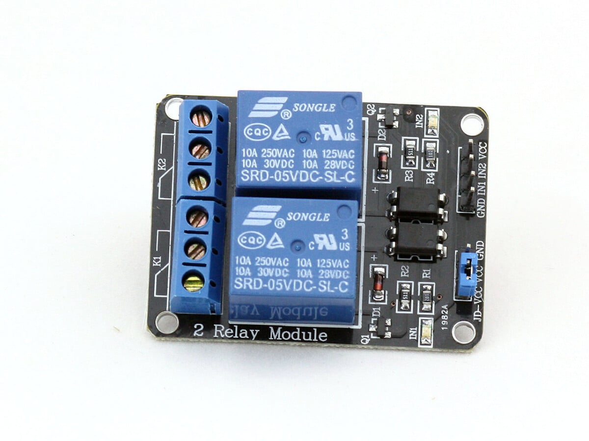 5V/220V 2 Kanal Optokobling Relæ Skærm Kompatibel med Arduino