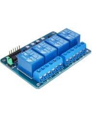 5V/220V 4-kanals relæskærm med LED til Arduino, 4-kanals relæmodul
