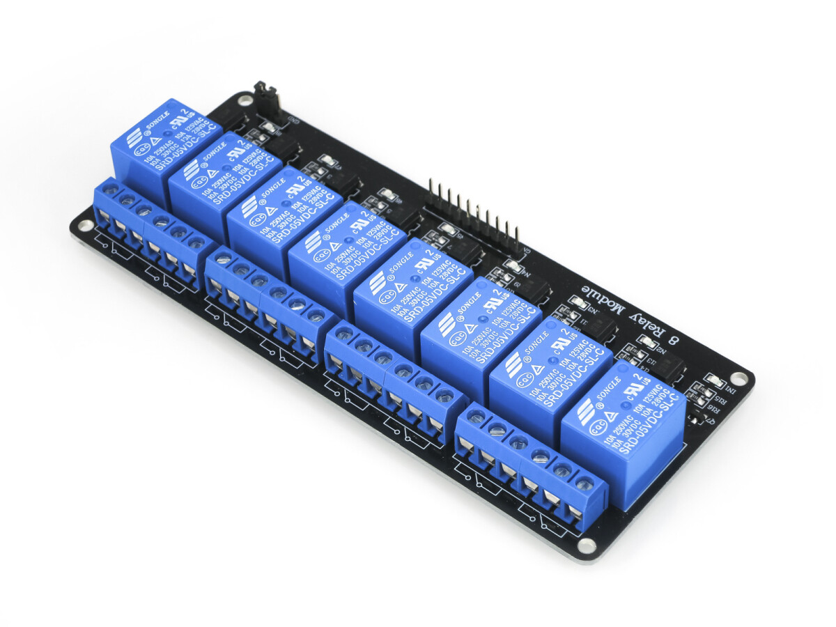 HIMALAYA 5V/220V 8 Kanal Optokoblere Relækompatibel med Arduino