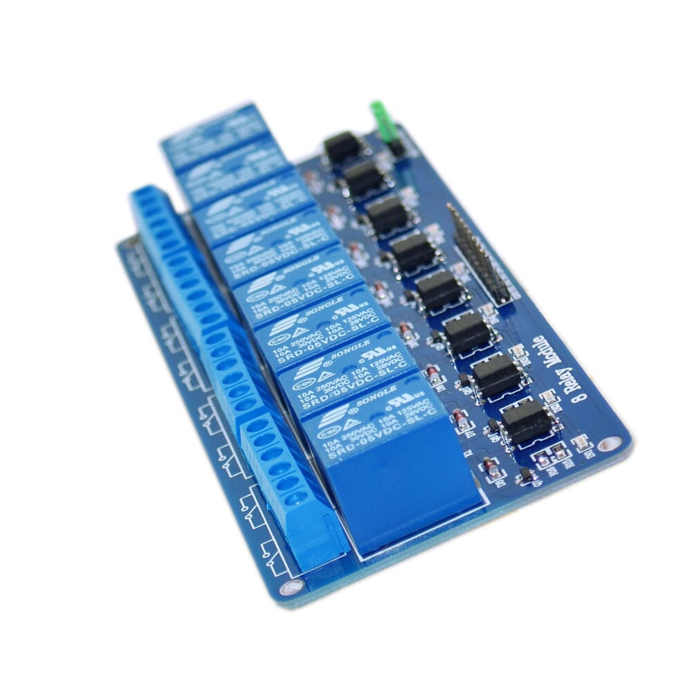 HIMALAYA 5V/220V 8 Kanal Optokoblere Relækompatibel med Arduino