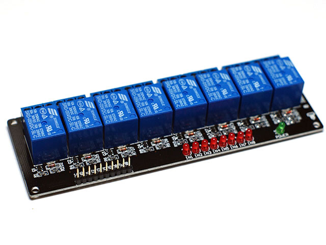 5V/220V 8 Kanal Relæ Skærm LED Kompatibel med Arduino