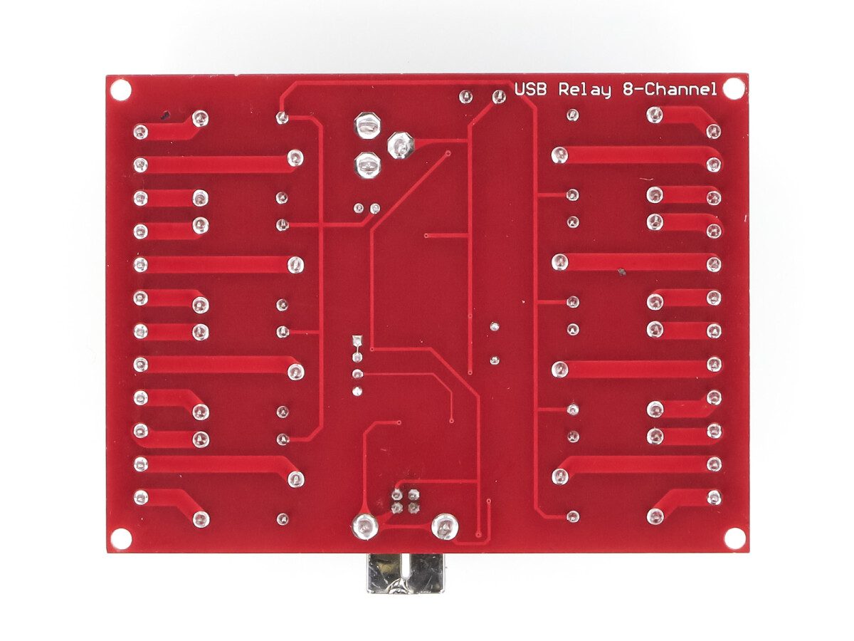 12V/220V 8-Kanal Relæ-styring, USB-interface