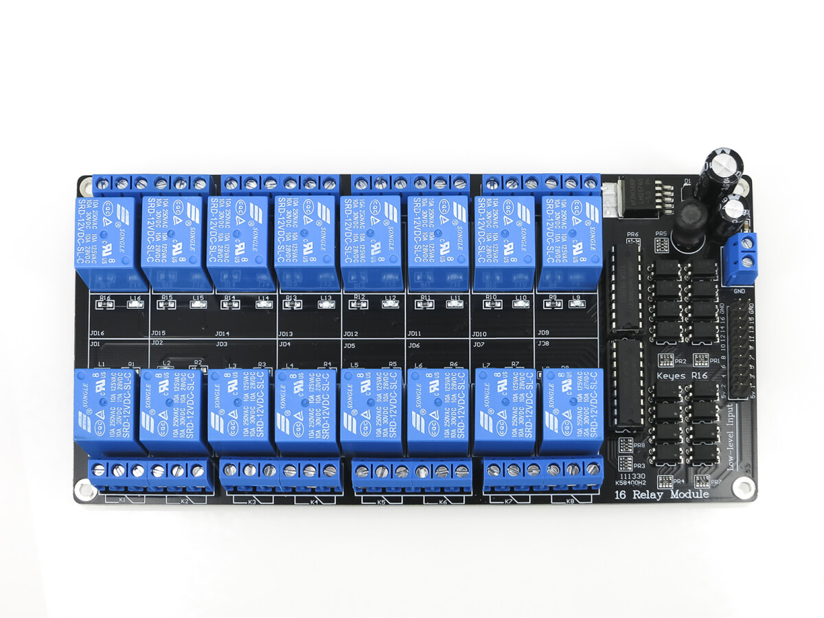 HIMALAYA 12V 16CH Optokoblere Relæskærm Kompatibel med Arduino
